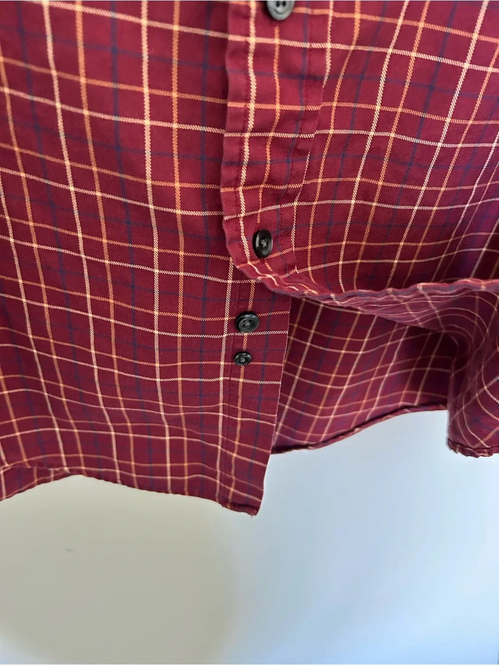 Brooks Brothers Vintage Long Sleeve Cotton Red Plaid Button Down Shirt